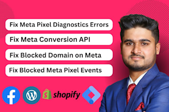 fix meta facebook pixel diagnostics, blocked events, conversion API
