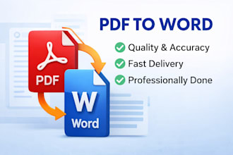 manually convert PDF to word with accurate formatting
