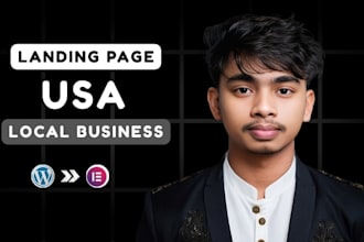 design a high converting landing page for USA local business