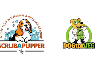 design pet logo for dog walking cat business pet