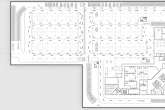 draw 2d landscape site plan,school building map sketch,building structural zone