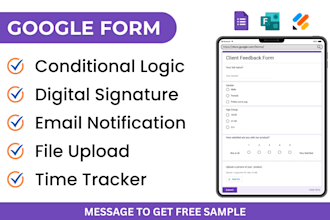 create google form with conditional logic in 1 hour