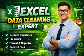 format clean and split excel data