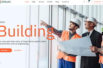 build construction website property development  building contractor website