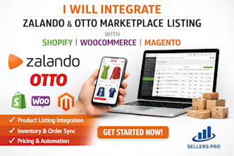 integrate zalando otto marketplace listing with shopify woocommerce and magento