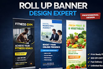 design roll up banner retractrable pull up banner billboard signage design