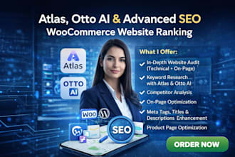 search atlas otto ai seo woocommerce shopify zoho commerce website boost ranking