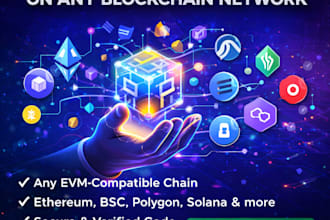 develop secure and verified custom smart contract any blockchain