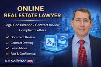be online lawyer real estate legal consultation contract review complaint letter