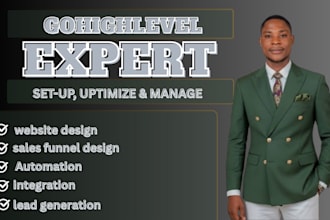 gohighlevel landing page gohighlevel website design go high level sales funnel