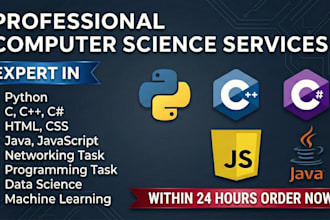 help with python, java, cpp programming assignments and projects