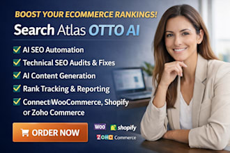 search atlas otto ai seo woocommerce shopify zoho commerce website boost ranking