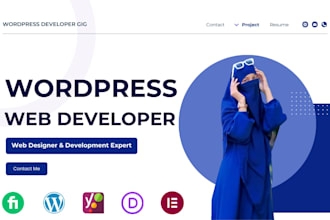 be your wordpress expert to design, develop or redesign a profectional website