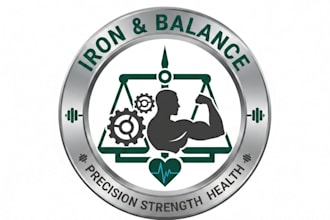 design a modern weighing machine logo for your brand