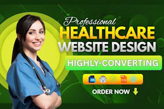 dental, home care, health care, clinic and health care website professionally