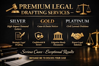 draft court document demand letter cease and desist lawsuit petition civil law