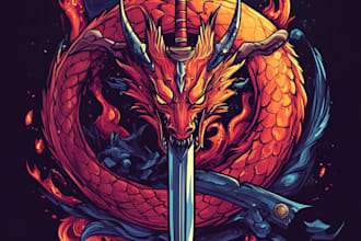 design a custom fantasy, rpg,  game logo