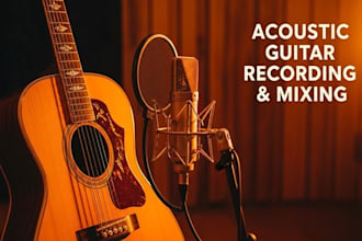 record professional guitar intrumental and full music production