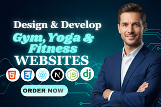 build yoga, fitness and gym websites and landing pages