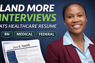 write ats healthcare, medical and nursing resume and CV