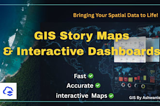 create arcgis story maps and dashboards for visualization