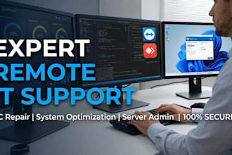 provide expert remote IT support and fix your windows PC issues