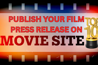 write and publish your film press release or articles on top indie film website