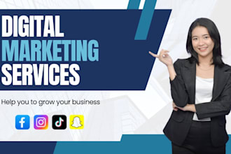 be your social media marketing manager