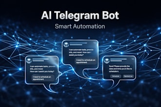 build telegram ai chatbot with smart automation