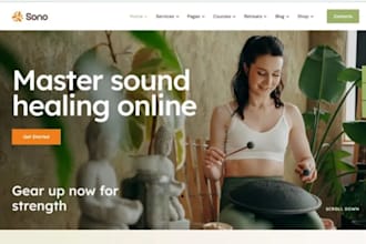 design healing practice website spiritual coach wix holistic therapy website