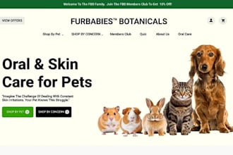 build pet shopify store, shopify dropshipping store, shopify pet website