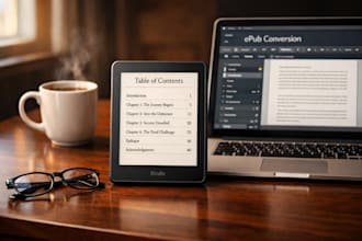 convert pdf to epub and word to ebook formatting with clickable toc for kindle