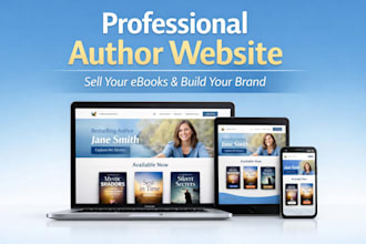 build your ebook author website with sales driven design and branding