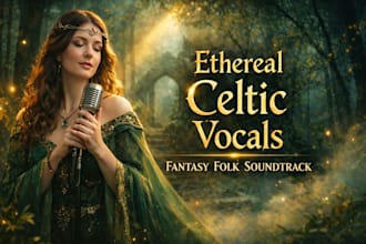 craft original irish celtic, folk, meditation, ethereal fantasy vocals, tavern