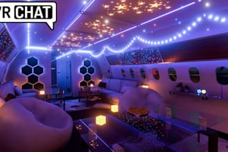 make interactive vrchat world metaverse world virtual reality world vrc world