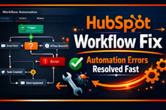 fix hubspot workflow automation errors