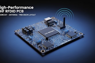 design high performance uhf rfid pcb with rf circuit and antenna