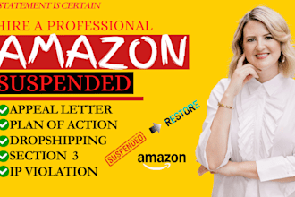 write amazon poa for account reinstatement and amazon suspension section 3