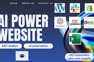 build website with ai chatbot for lead generation