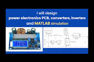 design power electronics pcb converters inverters and matlab simulation