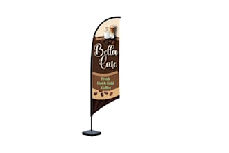 design feather flag,professional outdoor sign banner
