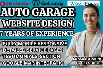 auto garage site mechanic site design  local mechanic site garage SEO website