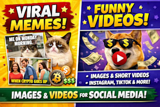 create viral custom memes for tiktok and instagram