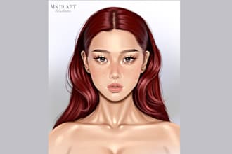 draw a custom superhero comic or cover