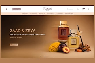 design perfume shopify store perfume website perfume fragrance store body spray