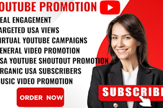 do organic youtube channel shoutout promotion to 100m USA subscribers views