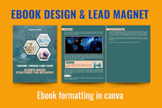design and redesign professional PDF, lead magnet, workbook and ebook
