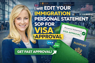 edit your immigration personal statement sop for visa approval