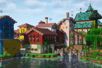 build spawn, lobby, map or structure for your minecraft server