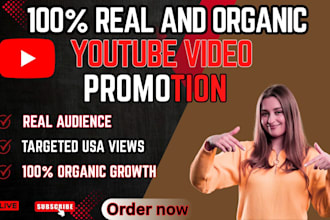 do organic youtube video promotion to gain organic 1 million views